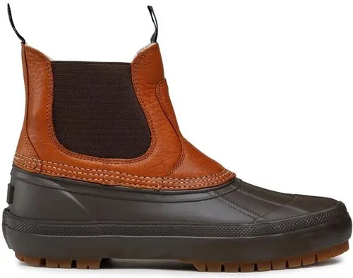 Členková obuv s elastickým prvkom Polo Ralph Lauren - Claus Chelsea 812878102001 Polo Tan/Dark Brown