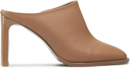 Šľapky Calvin Klein - Curved Stil Mule 80 HW0HW01542 Safari Canvas RBC