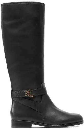 Čižmy vo vojenskom štýle Lauren Ralph Lauren - Brittaney 802876148001 Black