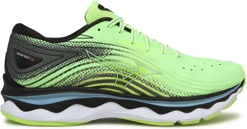 Topánky Mizuno - Wave Sky 6 J1GC220205 Neo Lime/Skywriting/Black