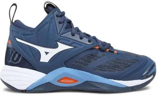 Topánky Mizuno - Wave Momentum 2 Mid V1GA211721 Dark Denim/White/Scarlet Ibis