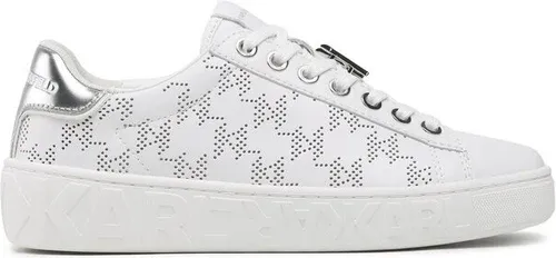 Sneakersy KARL LAGERFELD - KL61013 White Lthr