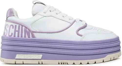 Sneakersy LOVE MOSCHINO - JA15426G1GIAO10D Mix Bianco/Lila