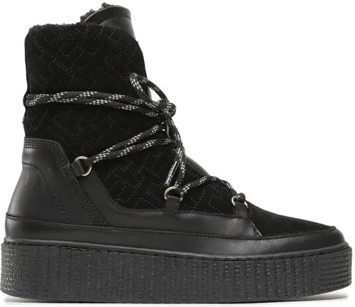 Členková obuv Tommy Hilfiger - Snow Boot Monogram FW0FW06852 Black BDS