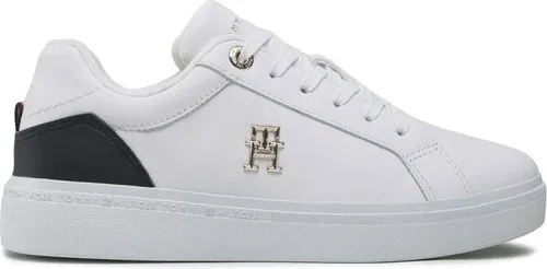 Sneakersy Tommy Hilfiger - Th Court Sneaker FW0FW06854 White YBR