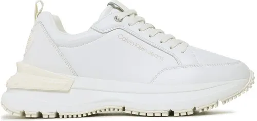 Sneakersy Calvin Klein Jeans - Chunky Runner Rec Lth-Tpu Insert YM0YM00680 White/Ivory 0K7