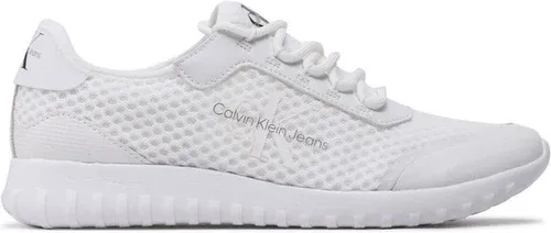 Sneakersy Calvin Klein Jeans - Eva Runner Monolog YM0YM00584 White YBR