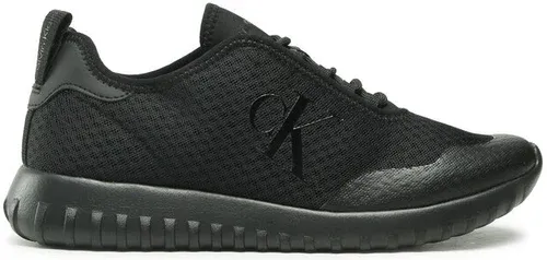 Sneakersy Calvin Klein Jeans - Sporty Runner Eva Slipon Mesh YM0YM00627 Triple Black 0GJ