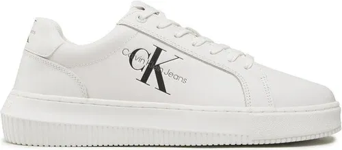 Sneakersy Calvin Klein Jeans - Chunky Cupsole Mono Lh YM0YM00681 White/Black YBR