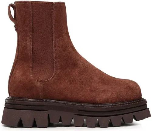 Členková obuv s elastickým prvkom Casadei - 1R330Z0401C19582608 Brown