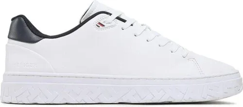 Sneakersy Tommy Hilfiger - Modenr Iconic Court Cup FM0FM04355 White YBR
