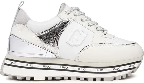 Sneakersy Liu Jo - Maxi Wonder 20 BA3019 PX334 White/Silver S1S20