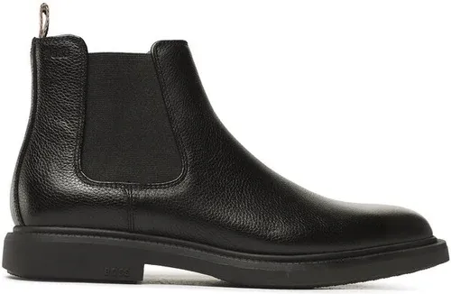 Členková obuv s elastickým prvkom Boss - Larry Cheb 50487730 10247993 01 Black 001