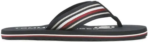 Žabky Tommy Hilfiger - Corporate Stripes Beach Sandal FM0FM04407 Rwb 0G1