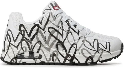 Sneakersy Skechers - Spread The Love 155507/WBGY Wht/Blk/Gray
