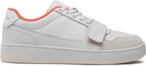 Sneakersy Calvin Klein Jeans - Basket Cupsple Velcro Softny YM0YM00609 Creamy White/Firecracker 0LD
