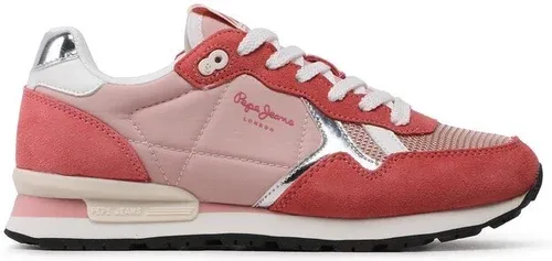 Sneakersy Pepe Jeans - Brit Heritage W PLS31474 Pink 325