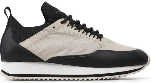 Sneakersy Calvin Klein - Low Top Lace Up Nylon HM0HM009210IO Feather Grey/Block 0IO