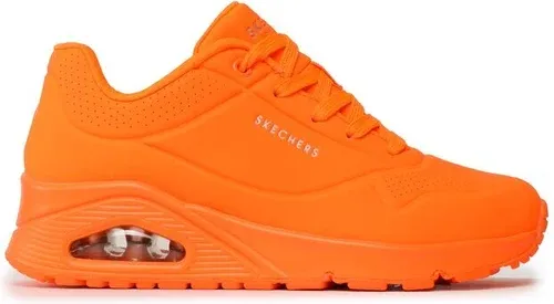 Sneakersy Skechers - Night Shades 73667/NORG Neon.Orange