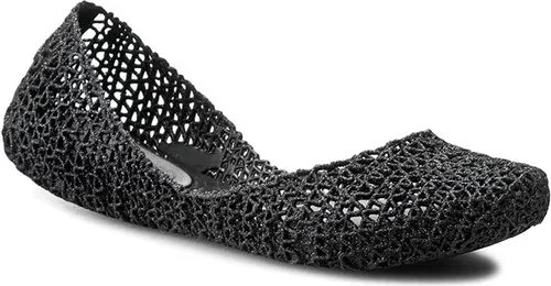 Baleríny MELISSA - Campana Papel VII Ad 31512 Black Glitter 52682