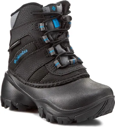 Trekingová obuv Columbia - Childrens Rope Tow III Waterproof BC1322 Black/Dark Compass 010