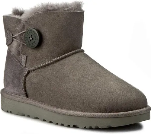 Topánky UGG - W Mini Bailey Button II 1016422 W/Grey