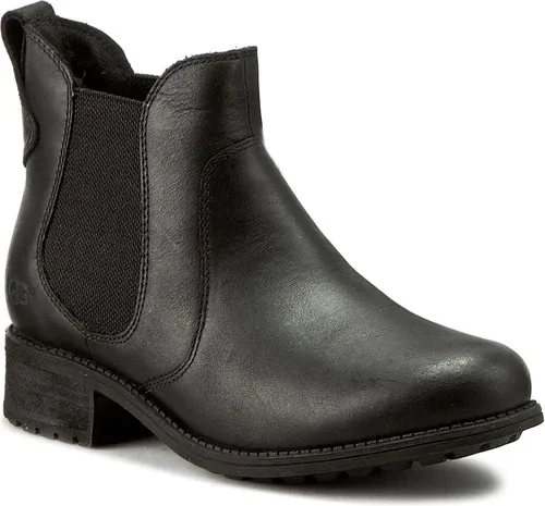 Kotníková obuv s elastickým prvkom UGG - W Bonham 1013893 W/Blk