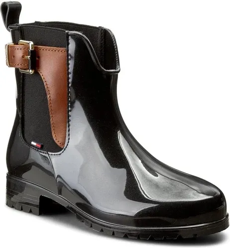 Gumáky TOMMY HILFIGER - Oxley 2Z2 FW56822108 Black/Winter Cognac 990